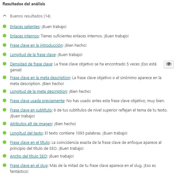 Escribir una entrada y gustarle a Google